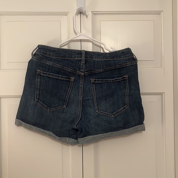 Old Navy High Rise Ripped Jean Shorts - Picture 2 of 4